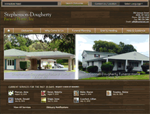 Tablet Screenshot of oconnelldoughertyfuneralhome.com
